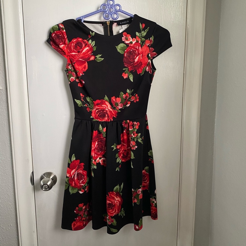 Black and Red Dress